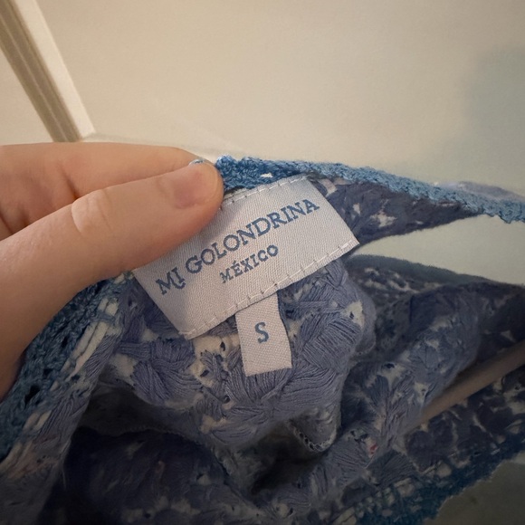 Mi Golondrina Printed Midi Dress - Size S - Picture 5 of 5